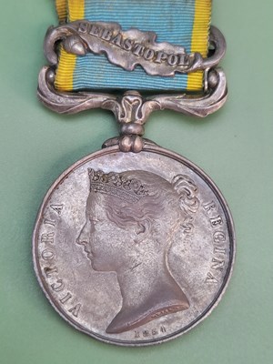 Lot 1338 - Victorian British Crimea Medal with bar for...