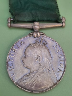 Lot 1335 - A Victorian Volunteer Force Long Service Medal...