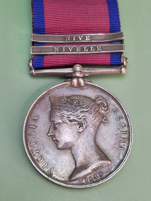 Lot 1323 - A Victorian 1848 British General Service Medal,...
