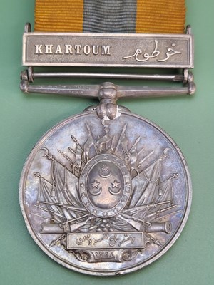 Lot 1315 - Khedives Sudan medal with Khartoum clasp...