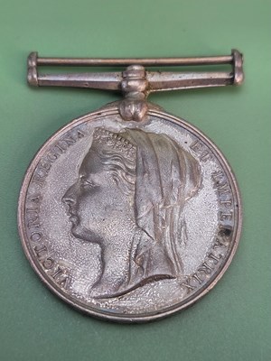 Lot 1305 - A Victorian British Egypt medal, 1882, awarded...