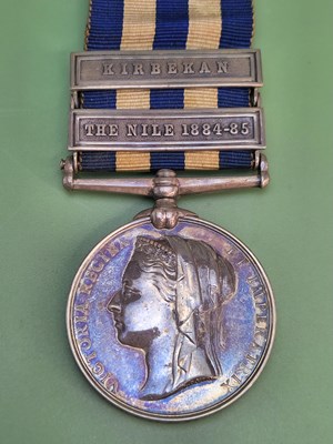 Lot 1304 - A Victorian British Egypt medal,1882, with...