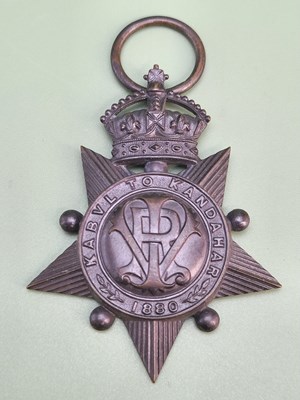 Lot 1334 - A Victorian Kabul to Kandahar Medal, unnamed,...