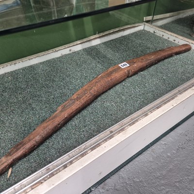 Lot 540 - A wooden beam for a set of balance scales