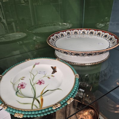 Lot 544 - Attributed to a Pugin design for Minton, a low...