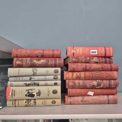 Lot 605 - Surtees, fourteen 'Jorrocks' books,...