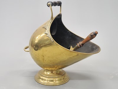 Lot 1738 - A matched pair of Victorian copper and brass...