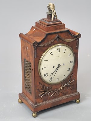 Lot 1744 - A 19th-century mahogany-cased twin fusee...