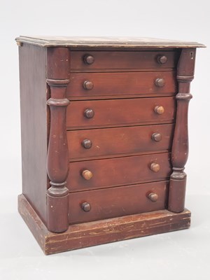 Lot 1735 - A Victorian tabletop collector's wellington...