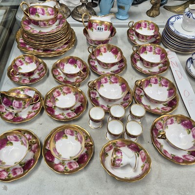 Lot 631 - A Royal Albert 'Old Rose' breakfast set