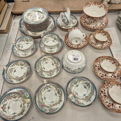 Lot 651 - Minton and Ratcliffe tea wares