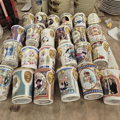 Lot 671 - Twenty four Caverswall royal and other...