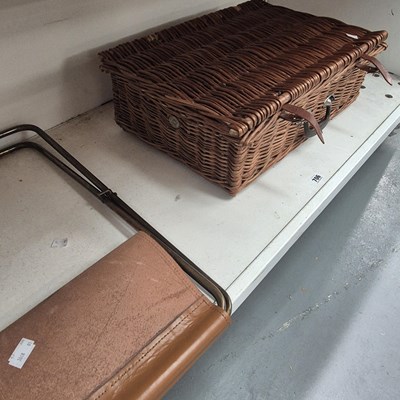 Lot 706 - A Braxton picnic basket fitted for four people...