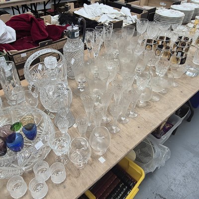 Lot 709 - Five 1953 coronation wine glasses, Stuart...