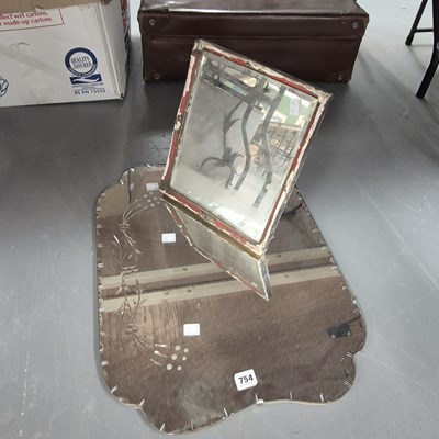Lot 754 - Two various mirrors