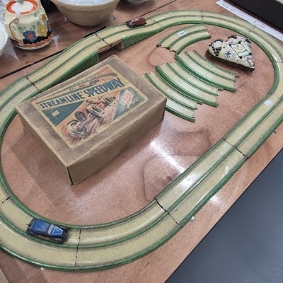 Lot 769 - A boxed pair of Marx clockwork cars and...