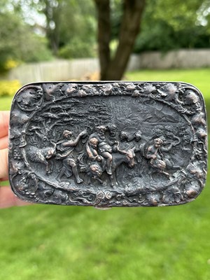 Lot 1189 - An antique late 19th century cigar case, the...