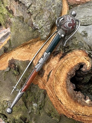 Lot 1237 - An antique Scottish sword-form brooch,...
