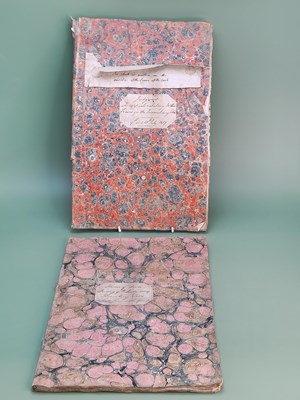 Lot 1552 - 1817 and 1819 hand written volumes with...