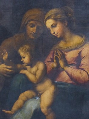 Lot 1555 - Old Master school, the Madonna, St Elizabeth,...