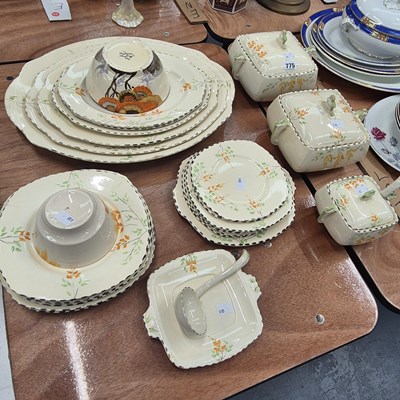 Lot 775 - A Clarice Cliff 'Bizarre' bowl, another...