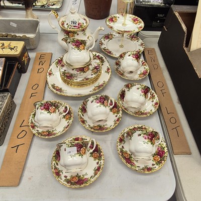 Lot 782 - Royal Albert 'Old Rose' tea wares