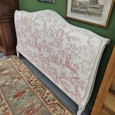 Lot 289 - A French style double bed headboard,...