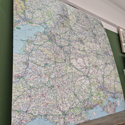 Lot 301 - A large map of southern Britain