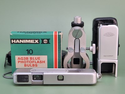 Lot 1852 - A rare Minox II subminiature "spy" camera....