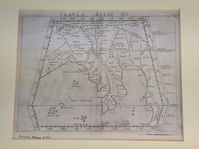 Lot 1855 - An early copperplate-engraved map of...