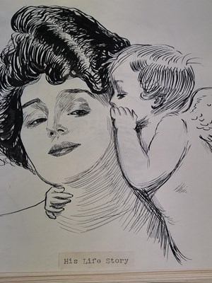 Lot 1759 - After Charles Dana Gibson, A folder of Pen and...