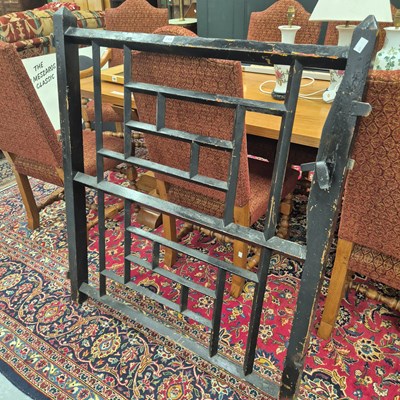 Lot 318 - An Arts and Crafts lattice gate in the manner...