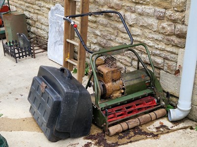 Lot 486 - A Webbs 24inch cylinder mower with grass box....