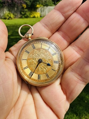 Lot 1143 - A late Victorian 18ct hallmarked gold pocket...