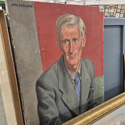 Lot 328 - John Ledward (20th century British), portrait...