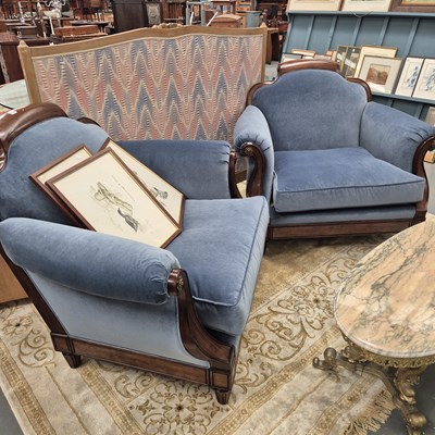 Lot 337 - A pair of imposing 19th century style American...