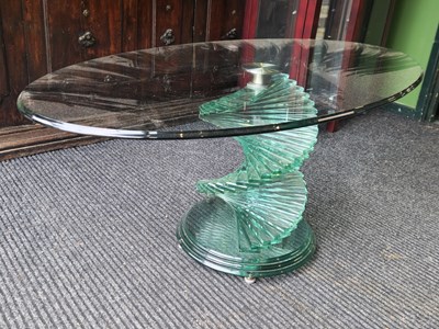 Lot 1767 - A good quality vintage designer glass coffee...