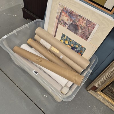 Lot 355 - Loose and mounted prints including Anthony...
