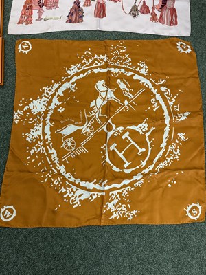 Lot 382 - Two boxed Hermes scarves: Hugo Grygkar 'Ex...