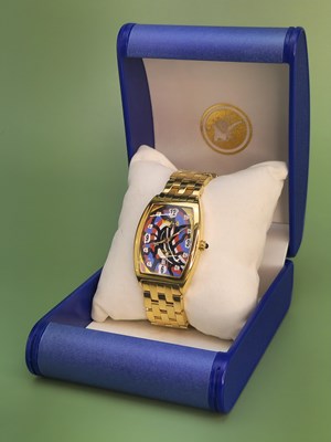 Lot 1291 - A Natalie O' designer watch by Vipno, in...