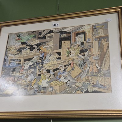 Lot 394 - Fred Robinson (1912-1993) ARR, a chaotic...