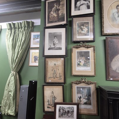 Lot 395 - Antique engravings including Bond after...