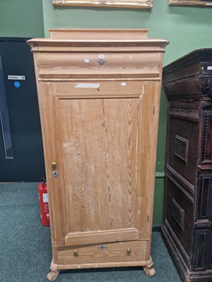 Lot 432 - A 19th century continental caddy top pine...
