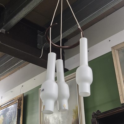 Lot 265 - A mid century modern German pendant light, the...