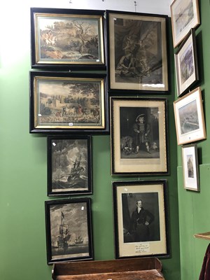 Lot 269 - Seven 18th and 19th century engravings...