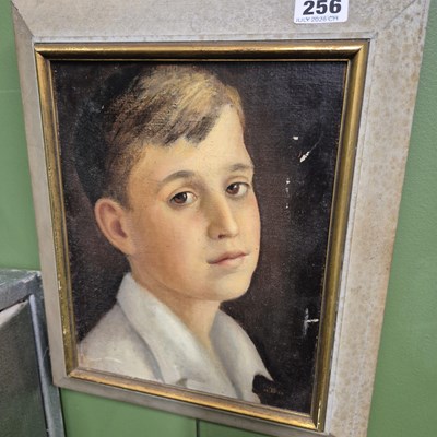 Lot 256 - 20th century Italian school, portrait of a boy,...