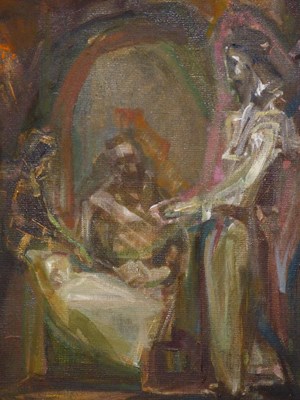 Lot 1376 - Mark Tumin (1946-2013) ARR, 'Raising of Jairus'...