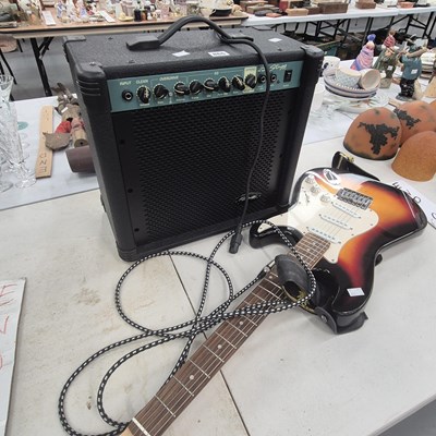 Lot 866 - A Rio electric guitar, together with a Stagg...