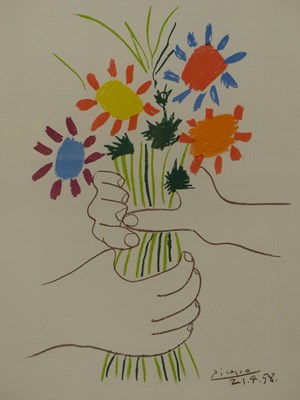Lot 1600 - After Pablo Picasso (1881-1973), 'Bouquet',...