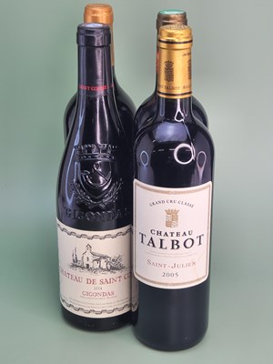 Lot 1285 - Wine: one bottle each of; Chateau Talbot 2005,...